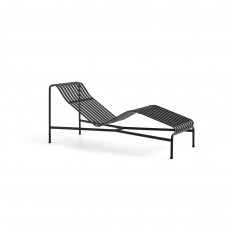 HAY PALISSADE CHAISE LONGUE - ANTHRACITE