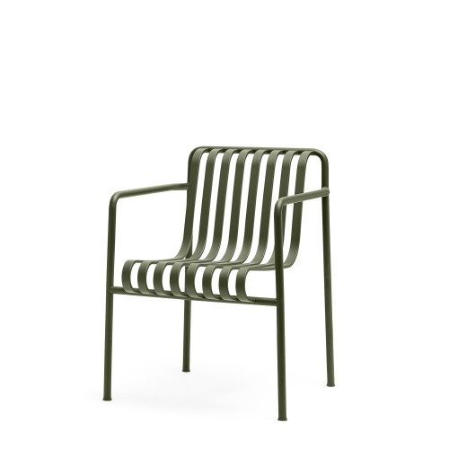 PALISSADE DINING ARMCHAIR - OLIVE GREEN