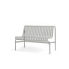 HAY PALISSADE DINING BENCH W/O ARMREST - GRIS CLAIR