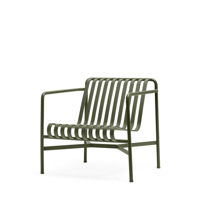 PALISSADE LOW LOUNGE CHAIR - OLIVE GREEN
