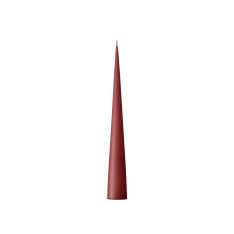 CONE CANDLE -M- RUST RED