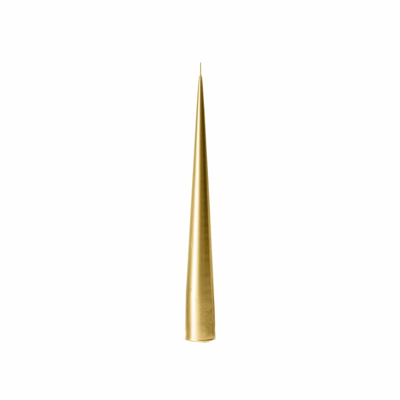 CONE CANDLE -M- GOLD