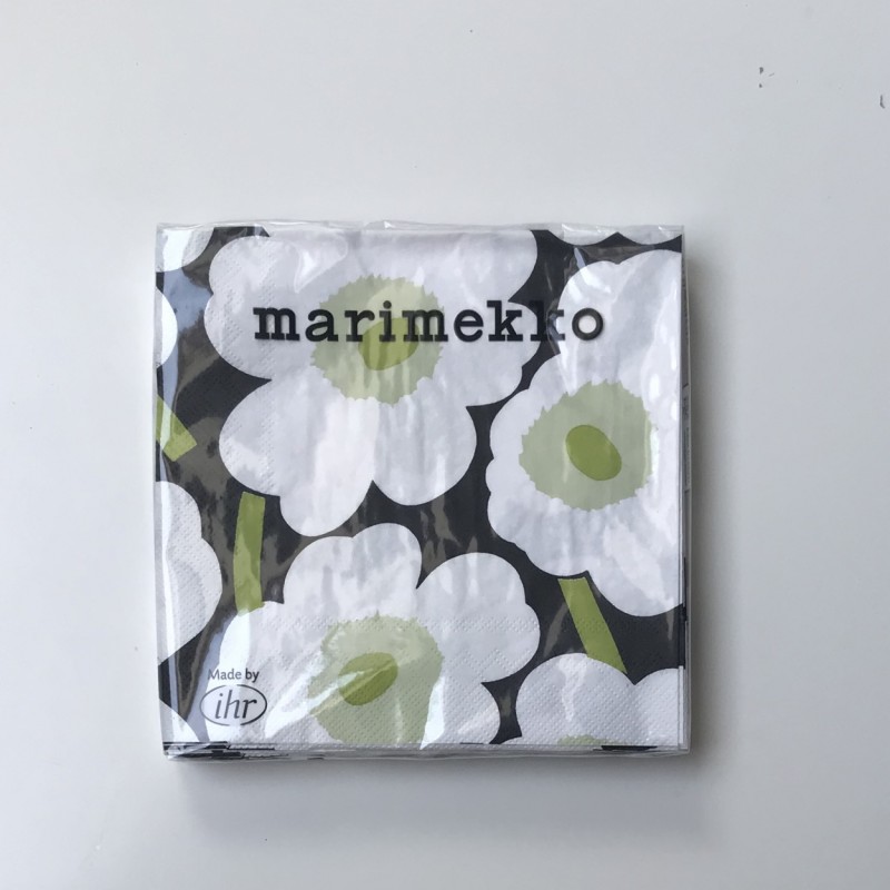 MARIMEKKO PAPER NAPKIN - LARGE - UNIKKO BLACK