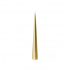 CONE CANDLE -S- GOLD