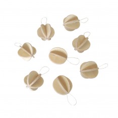 LOVI BAUBLES 1,7CM - 8/pack NATURE