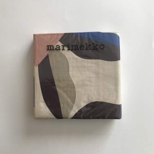 MARIMEKKO PAPER NAPKIN - LARGE - BERRY CREAM