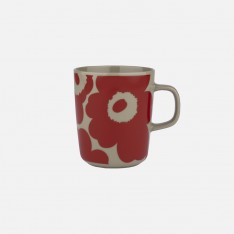 OIVA/UNIKKO MUG 2.5DL BROWN/RED