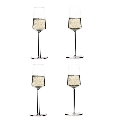 ESSENCE VERRE À CHAMPAGNE–4PCS
