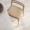 VIPP CABIN COUNTER CHAIR OAK/SAND LEATHER
