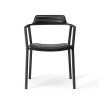 VIPP451 CHAIR BLACK LEATHER