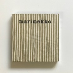 MARIMEKKO SERVIETTE EN PAPIER - GRAND - VARVUNRAITA OR