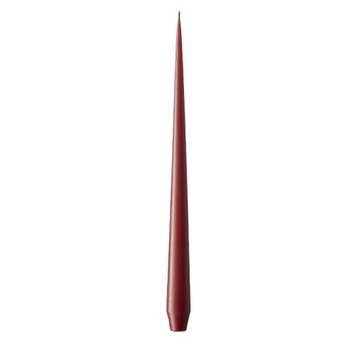 TAPER CANDLE - RED RUST 32CM