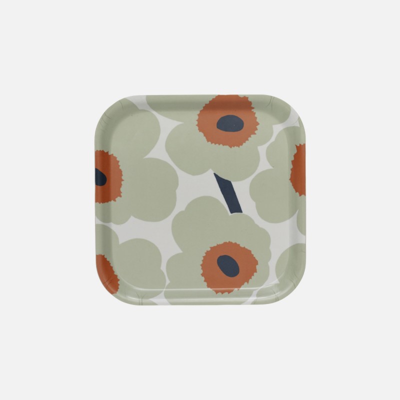 UNIKKO 60TH TRAY 20X20CM GREEN