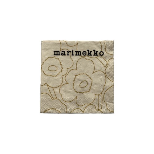 MARIMEKKO PAPIEREN SERVET - KLEIN - PIIRTO UNIKKO GOUD