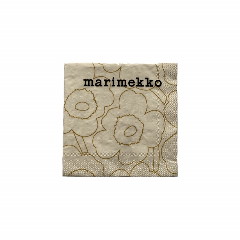 MARIMEKKO PAPER NAPKIN - SMALL - PIIRTO UNIKKO GOLD