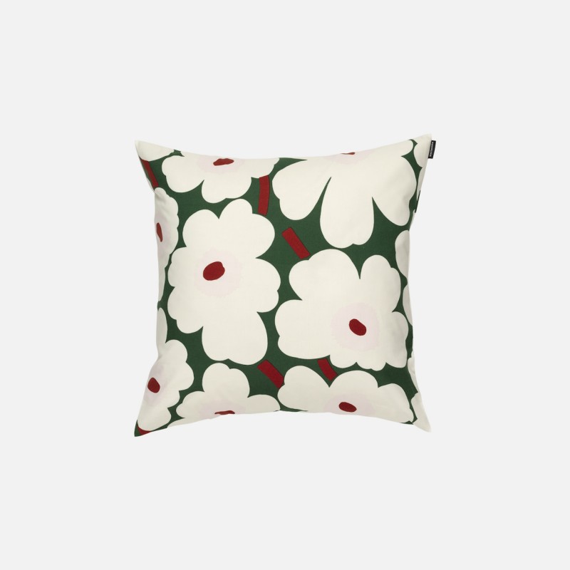 UNIKKO CUSHION COVER 50X50CM GREEN/ROSE