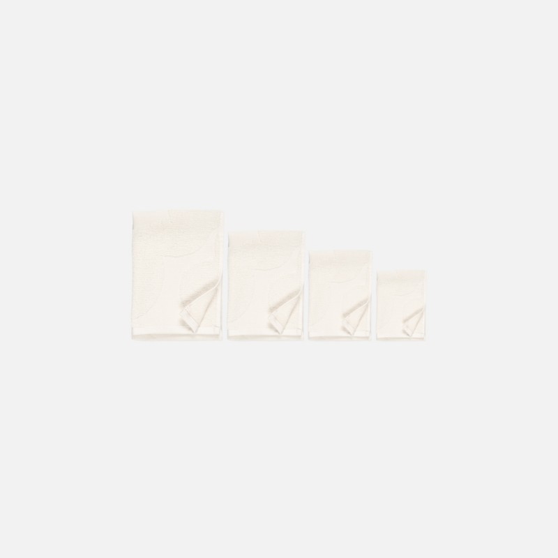 SET DE SERVIETTES UNIKKO BLANC 4PCS