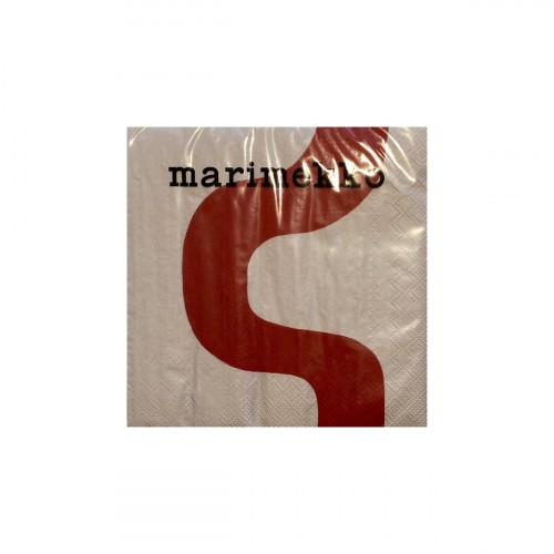 MARIMEKKO SERVIETTE EN PAPIER - GRAND - SEIREENI RED