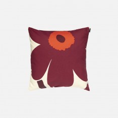 UNIKKO CUSHION COVER 50X50CM BURGONDY