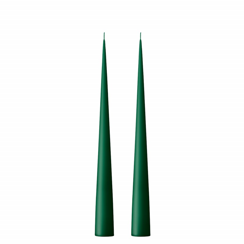 CONE CANDLE - M - MARBLE GREEN
