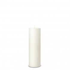 BOUGIE PILIER - H:20CM- OFF WHITE