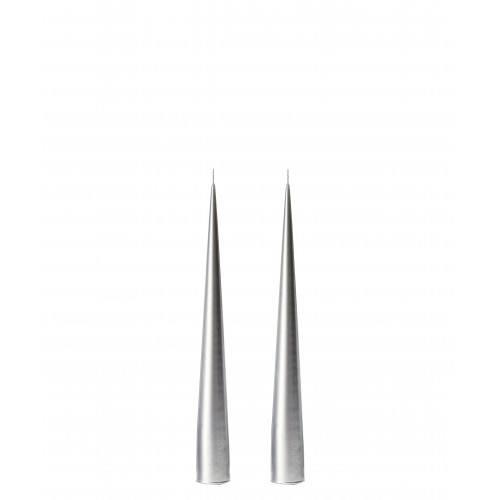 CONE CANDLE -S- SILVER