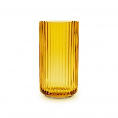 LYNGBY VASE 20.5CM AMBER