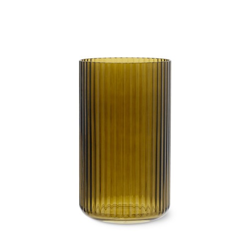 LYNGBY VAAS 25CM OLIVE GREEN