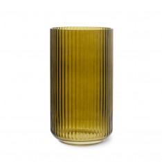 LYNGBY VASE 31CM OLIVE GREEN