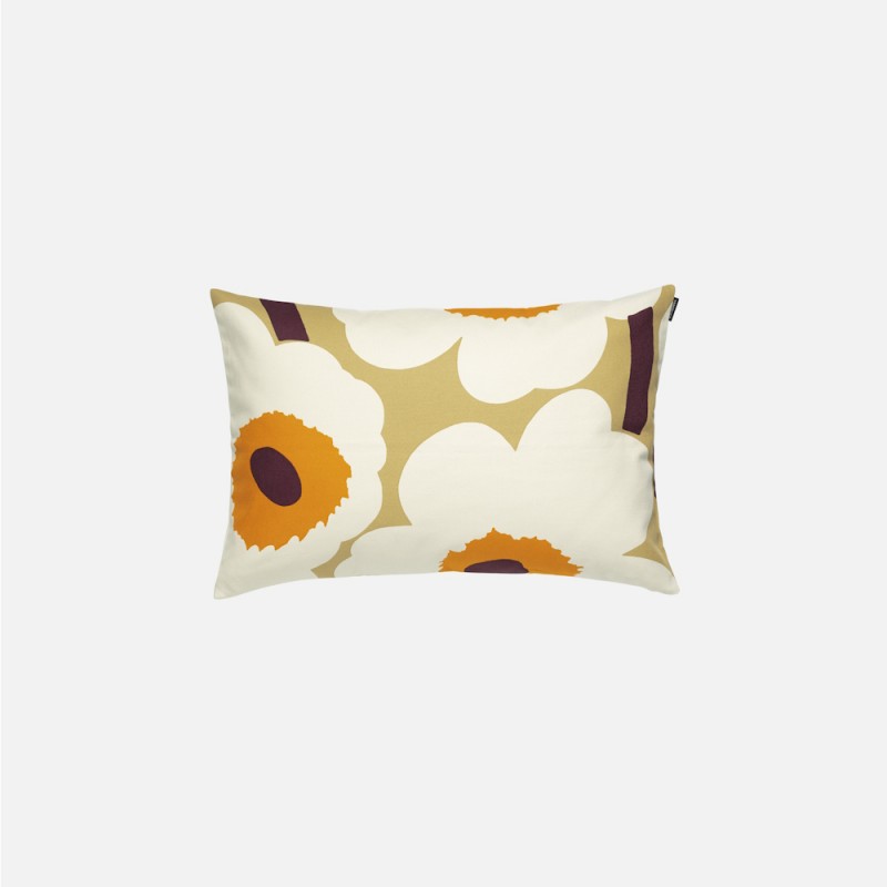 UNIKKO KUSSENHOES 40X60CM BEIGE/ORANJE