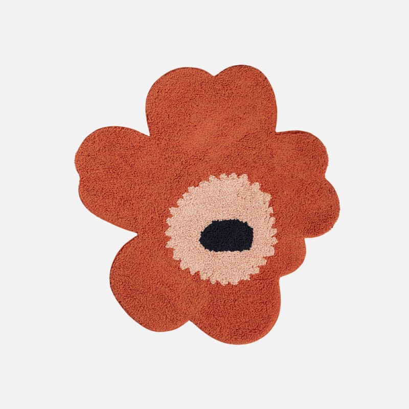 UNIKKO BATH MAT ORANGE/PINK