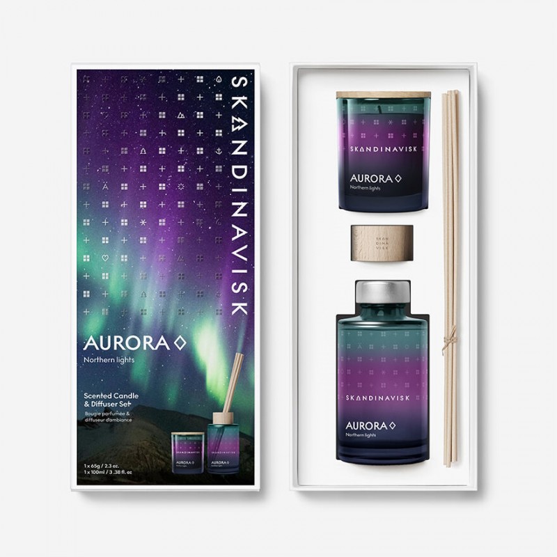 AURORA SCENTED CANDLE & DIFFUSER SET