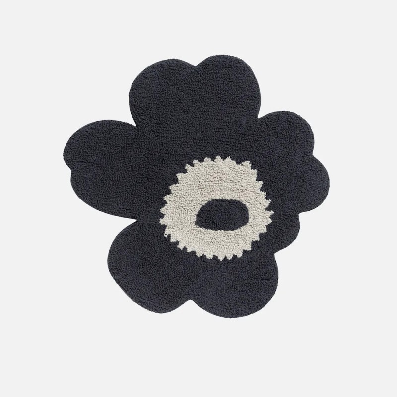 UNIKKO BATH MAT BLACK/GREY