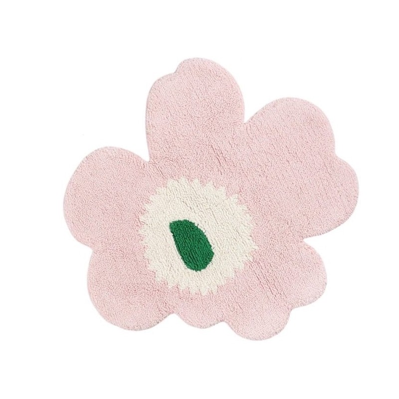 UNIKKO BATH MAT PINK/GREEN