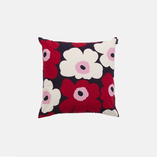 UNIKKO KUSSENHOES 50X50CM ROOD ROSE BORDEAUX
