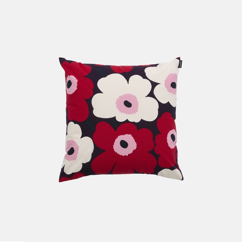 UNIKKO KUSSENHOES 50X50CM ROOD ROSE BORDEAUX