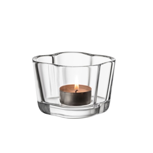 AALTO CANDLE HOLDER 60MM CRANBERRY