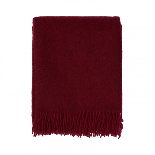 GOTLAND PLAID 130X200CM BORDEAUX