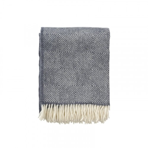 GOOSEYE PLAID 130X200CM SMOKEY BLAUW