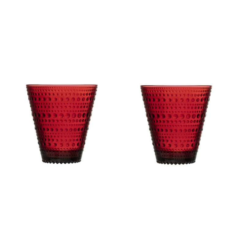 KASTEHELMI VERRE 30CL - 2PCS CRANBERRY