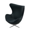 EGG CHAIR CLASSIC LEATHER BLACK