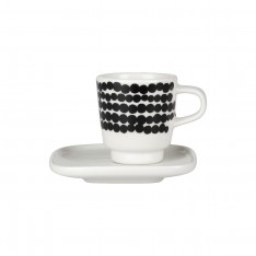 MARIMEKKO TASSE &Agrave; ESPRESSO ET SOUCOUPE OIVA/SIIRTOLAPUUTARHA 2DL