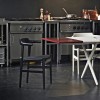 PP MOBLER PP58 CHAIR - BLACK PAINTED/ BLACK LEATHER