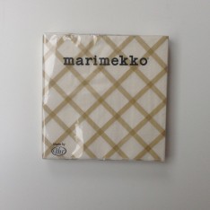 MARIMEKKO PAPER NAPKIN - LARGE - QUILT GOLD