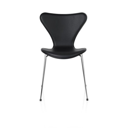 SERIES 7 CHAIR FRONT BLACK LEATHER