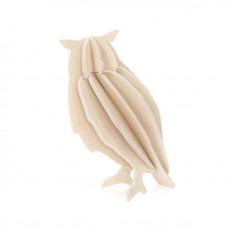 HIBOU LOVI 9,5 CM NATURE