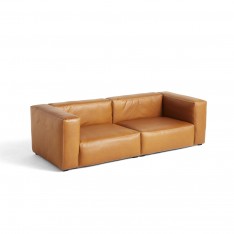 HAY MAGS SOFT SOFA 2,5 PLACES - CUIR SILK 0250(COMBI 1)