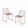 HAY HEE DINING CHAIR - 2PCS RUST