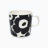 MARIMEKKO OIVA/UNIKKO KOFFIEKOP 4DL ZWART/WIT