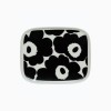 MARIMEKKO OIVA/UNIKKO ASSIETTE 15X12CM NOIR/BLANC